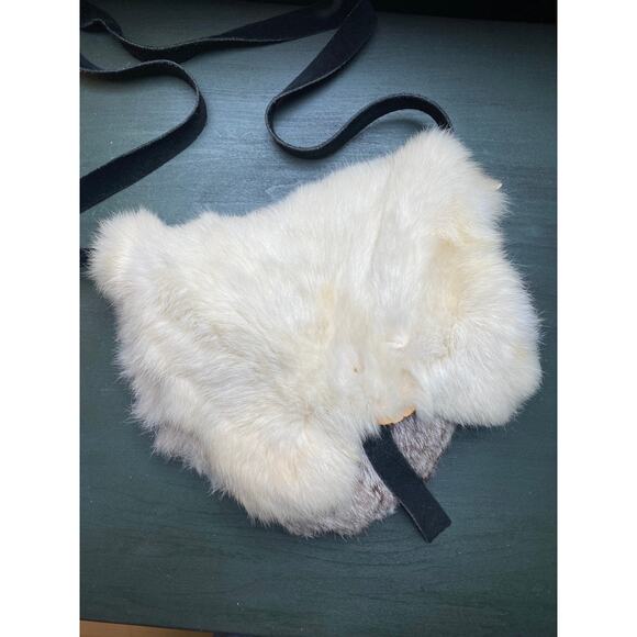 Vintage Fur Purse Rabbit Leather - Picture 3 of 8